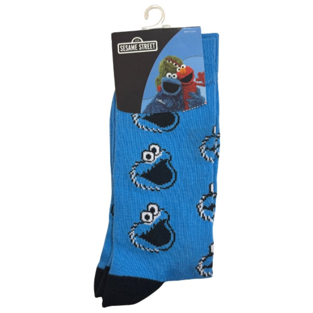 NEW Sesame Street Unisex Cookie Monster Socks